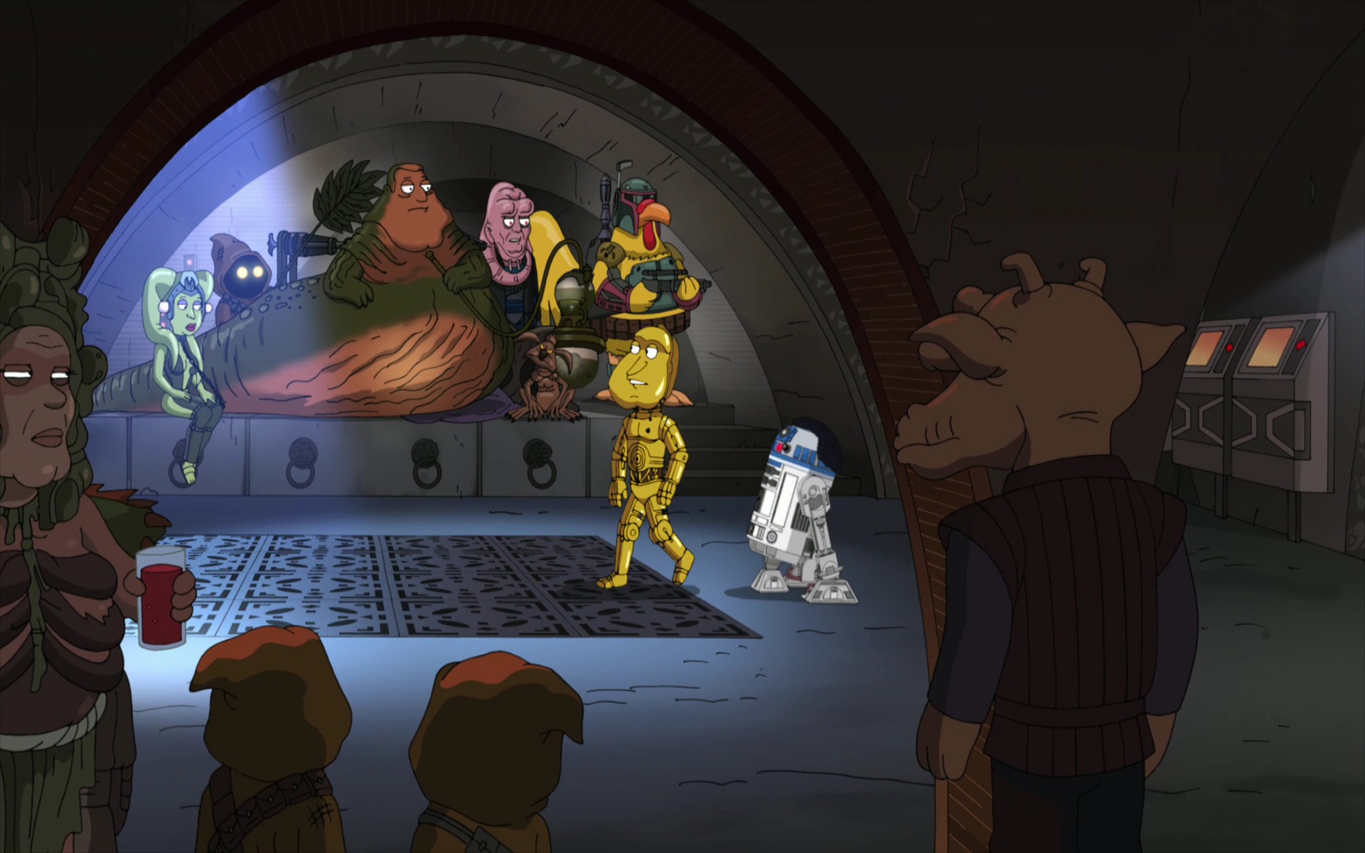 Free download wallpaper Star Wars, Family Guy, Tv Show on your PC desktop