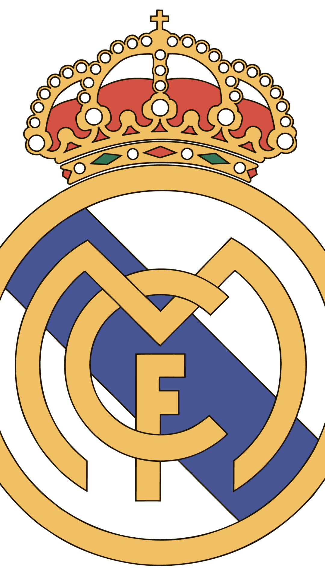 Download mobile wallpaper Sports, Logo, Emblem, Soccer, Real Madrid C F for free.