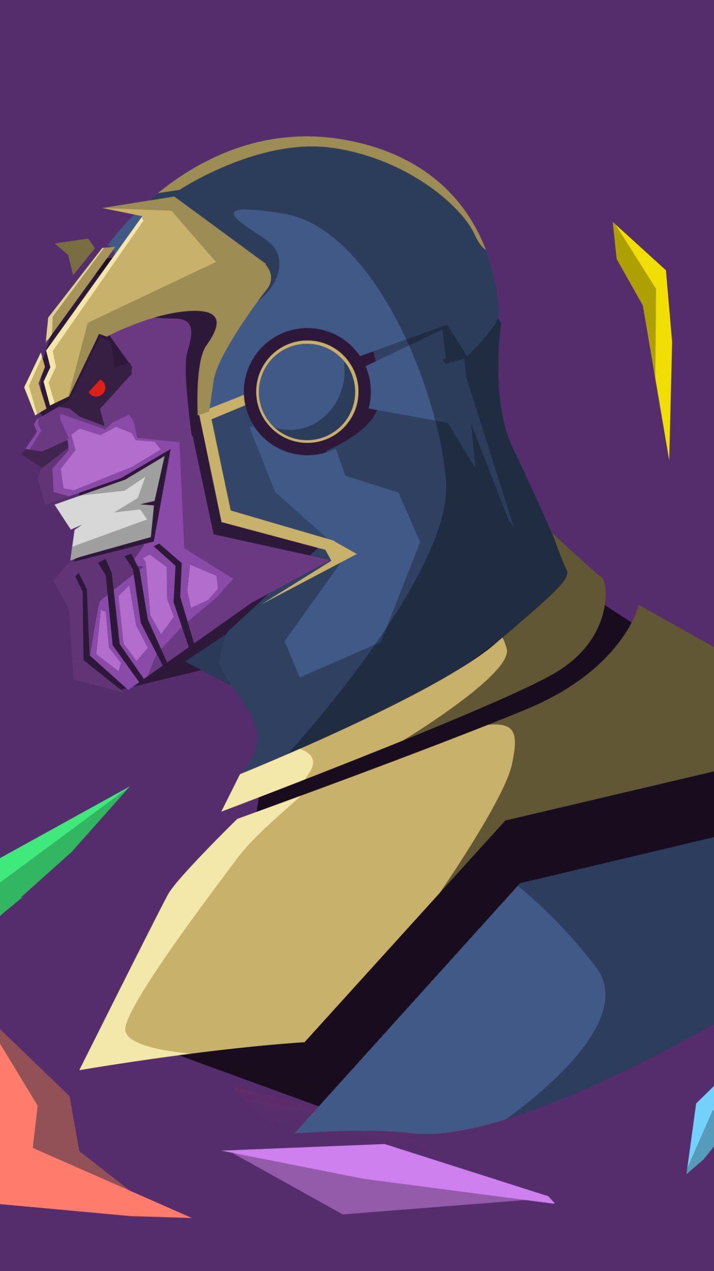 Handy-Wallpaper Comics, Thanos, Avengers: Infinity War kostenlos herunterladen.