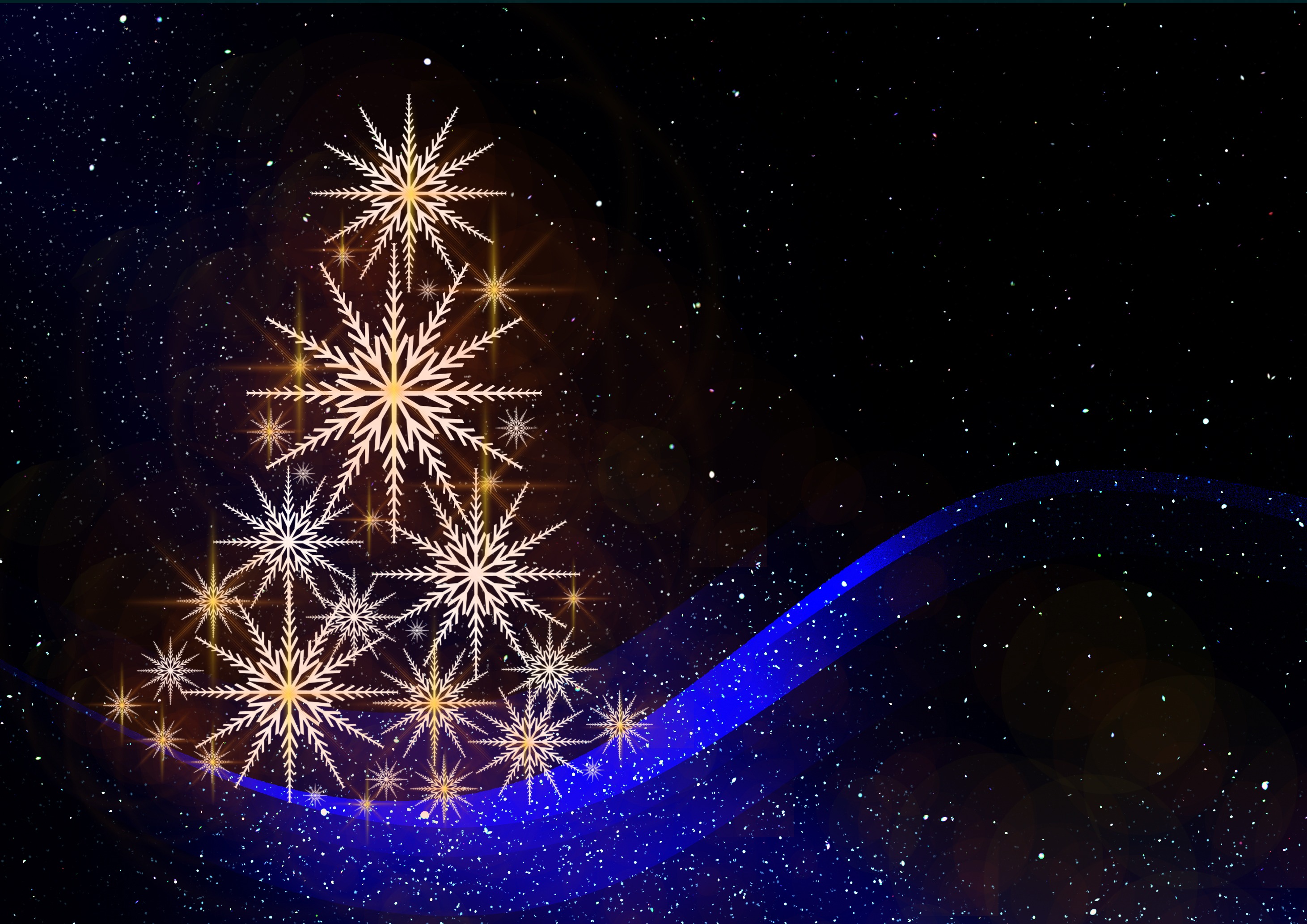 Free download wallpaper Christmas, Holiday, Christmas Tree, Snowflake on your PC desktop