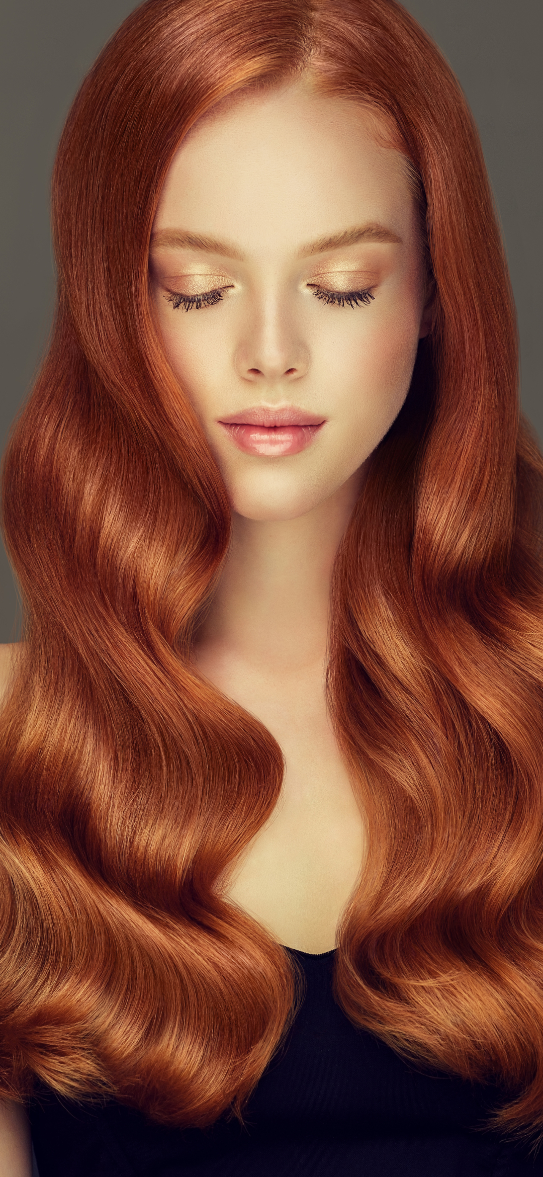 Download mobile wallpaper Redhead, Mood, Model, Women, Long Hair for free.