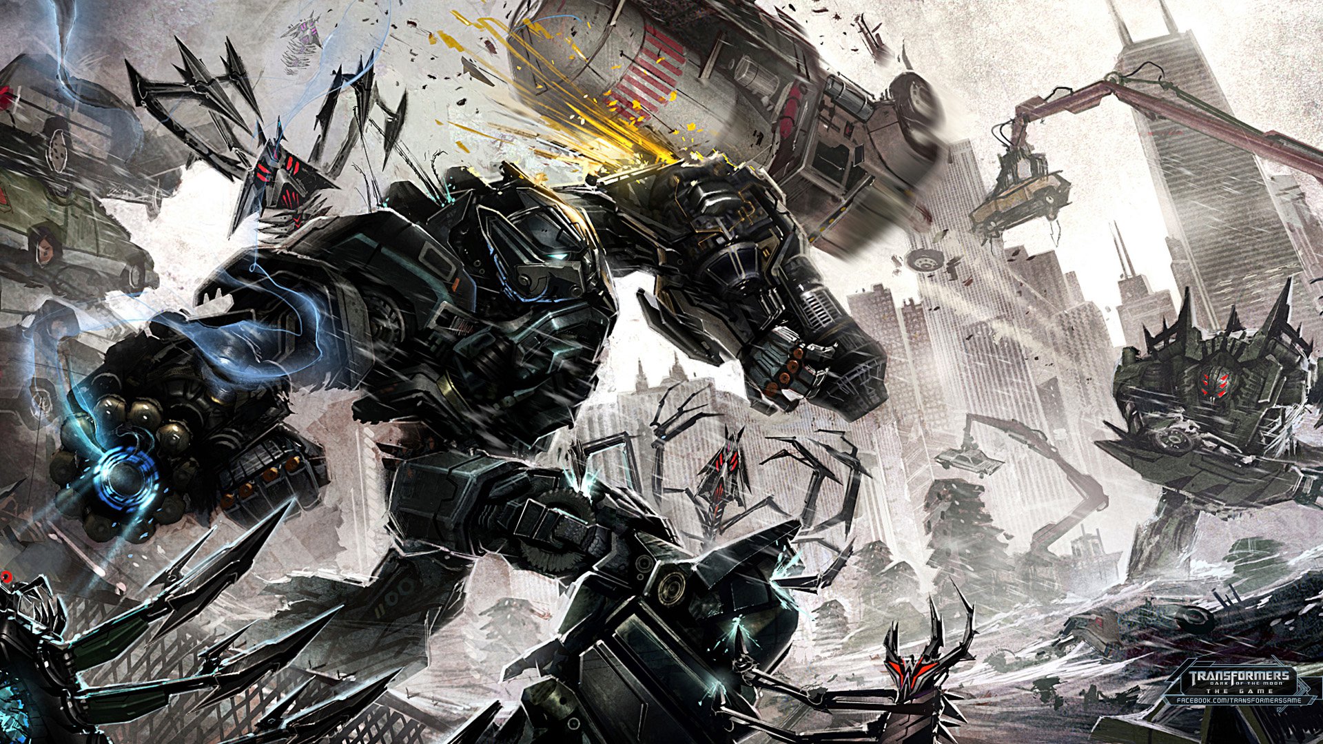 Baixar papel de parede para celular de Transformers: Dark Of The Moon, Transformadores, Videogame gratuito.