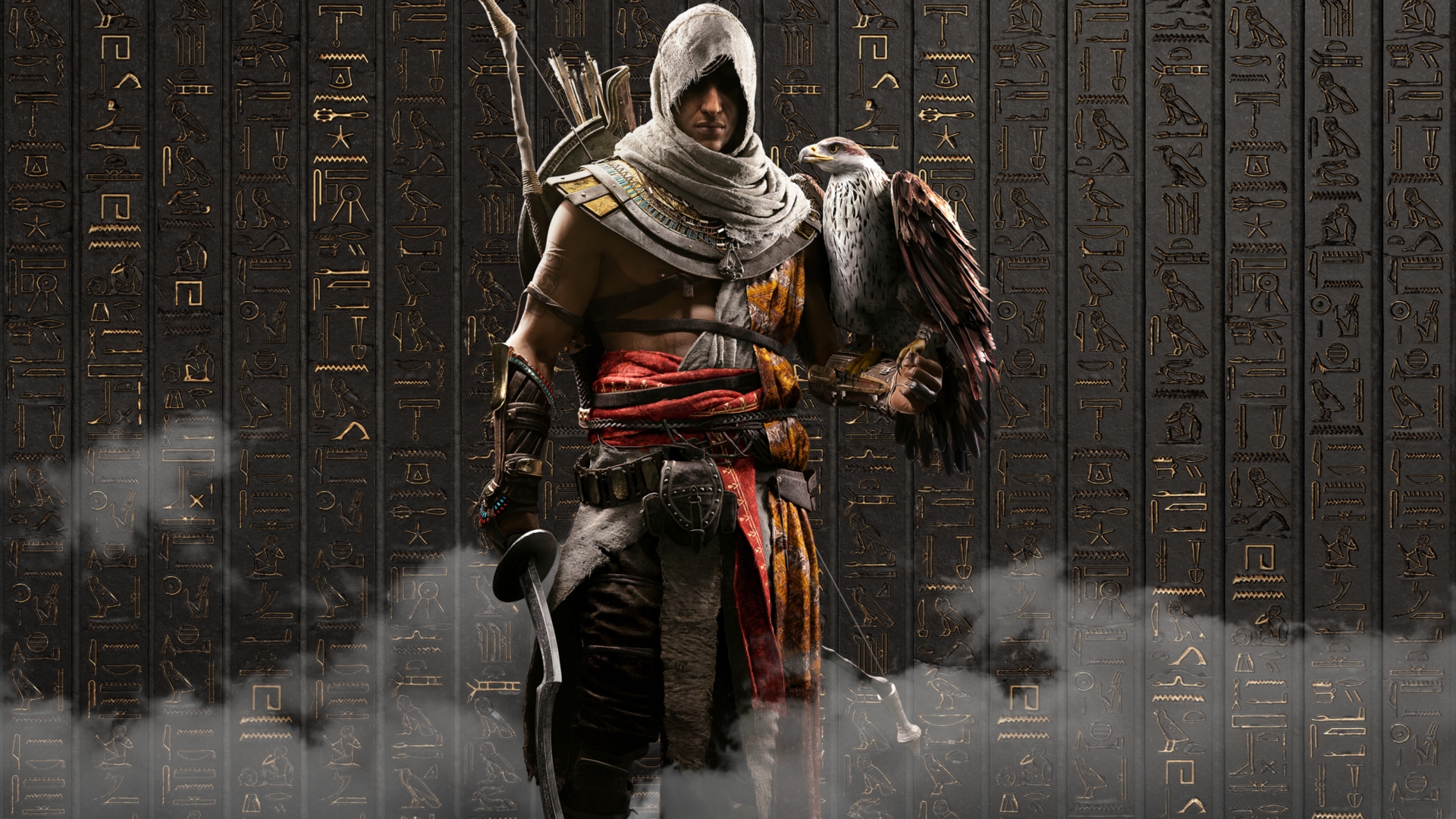 bayek of siwa, assassin's creed origins, assassin's creed, video game, senu (assassin's creed)