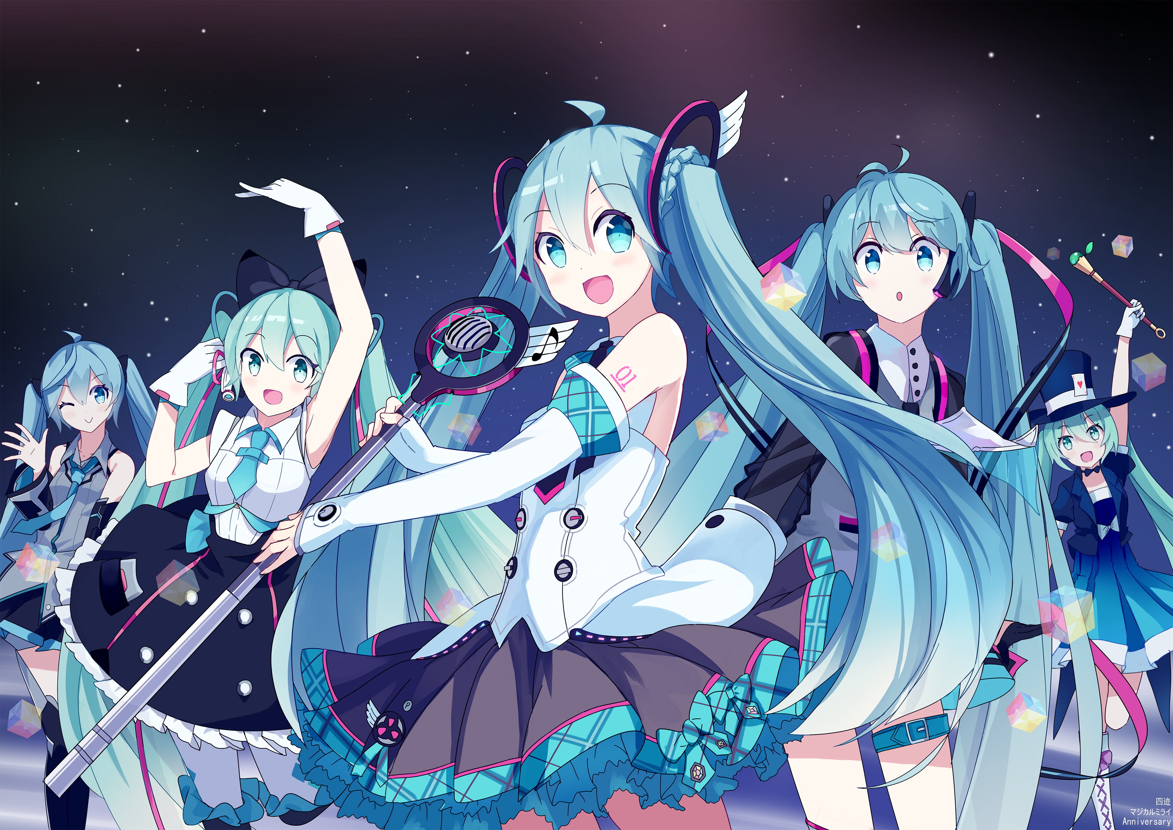 Téléchargez des papiers peints mobile Vocaloïde, Animé, Hatsune Miku gratuitement.