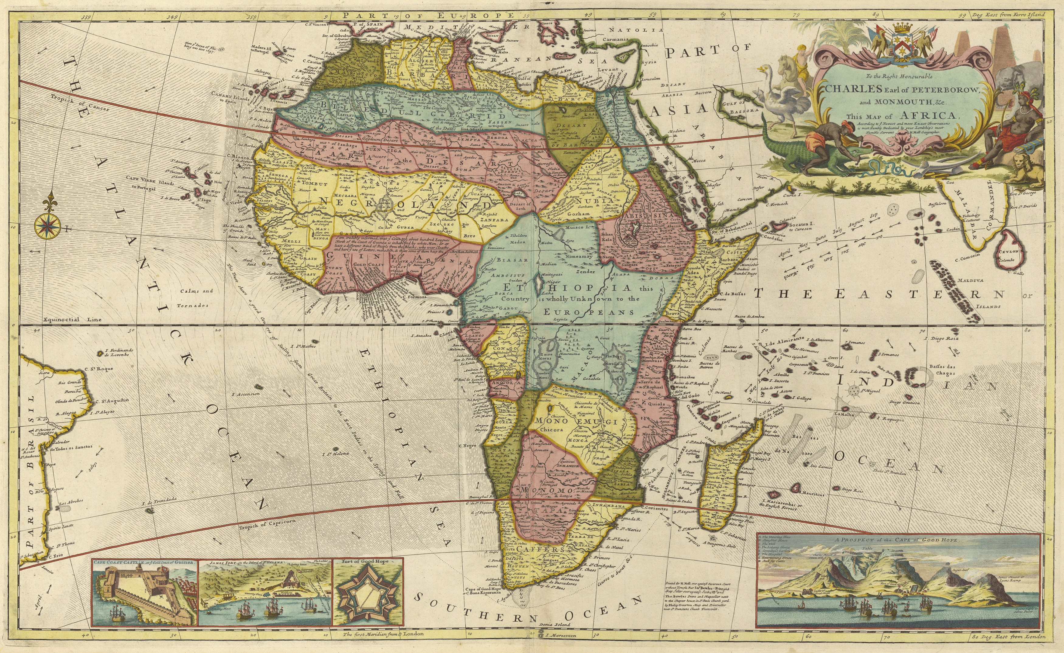 Laden Sie das Verschiedenes, Karte, Afrika, Uralt-Bild kostenlos auf Ihren PC-Desktop herunter