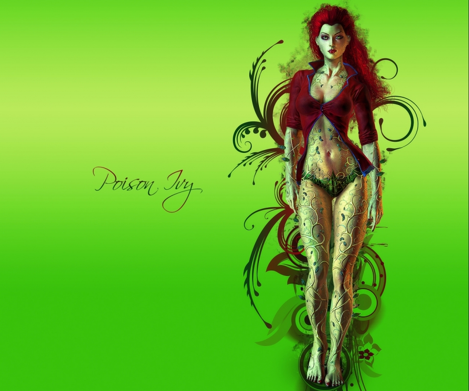 Free download wallpaper Comics, Poison Ivy on your PC desktop