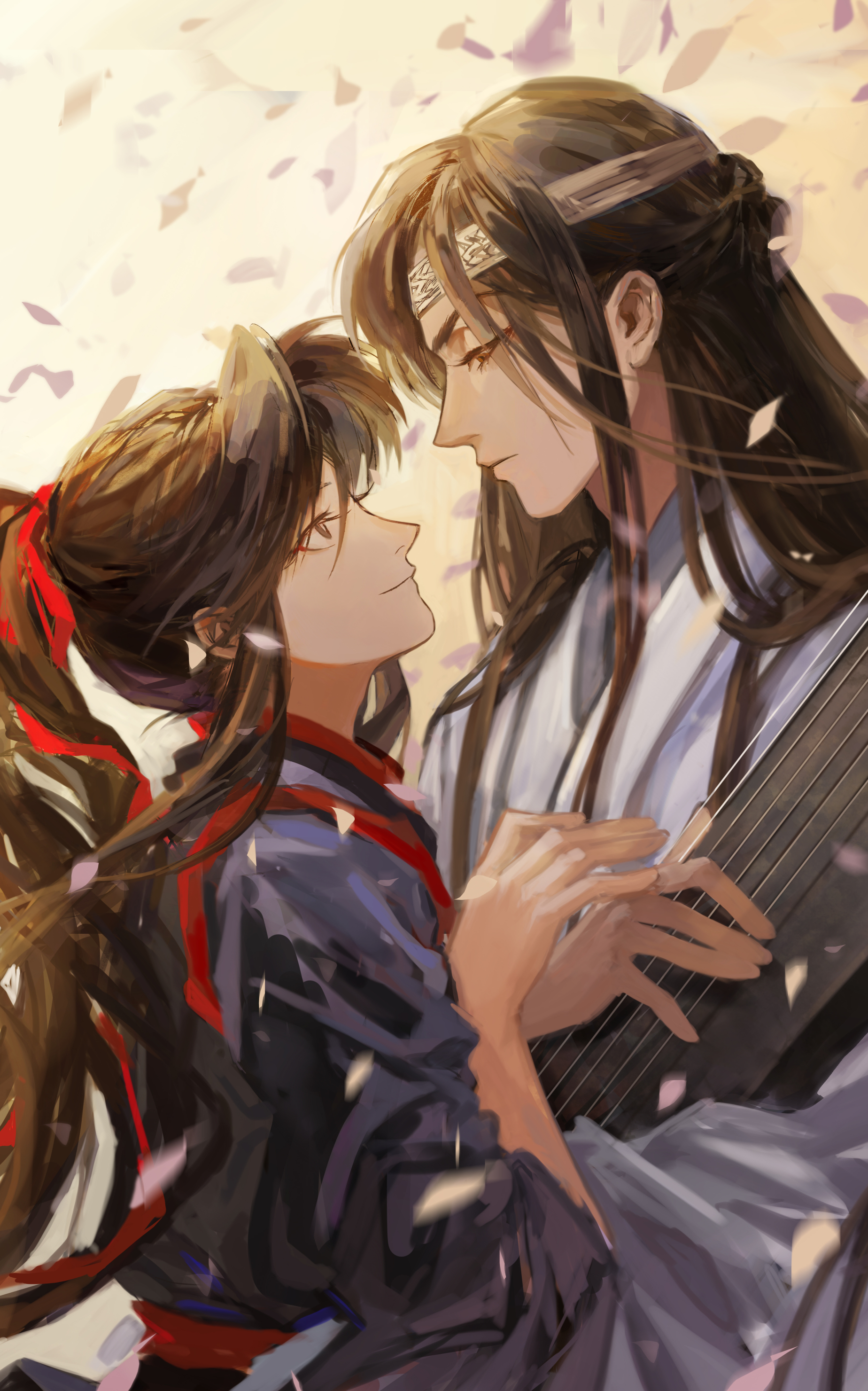 Handy-Wallpaper Animes, Lan Wangji, Wei Wuxian, Mo Dao Zu Shi kostenlos herunterladen.