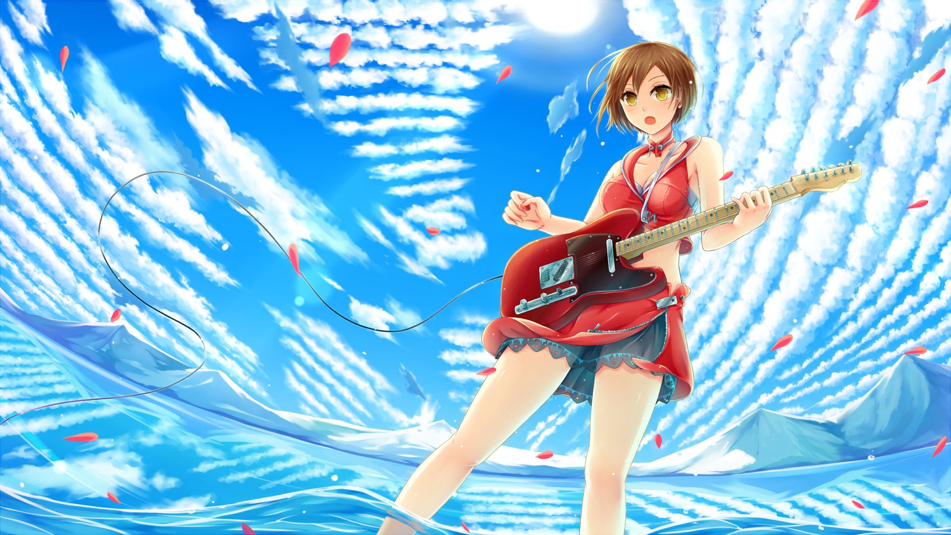 Baixe gratuitamente a imagem Anime, Vocaloid, Meiko (Vocaloid) na área de trabalho do seu PC