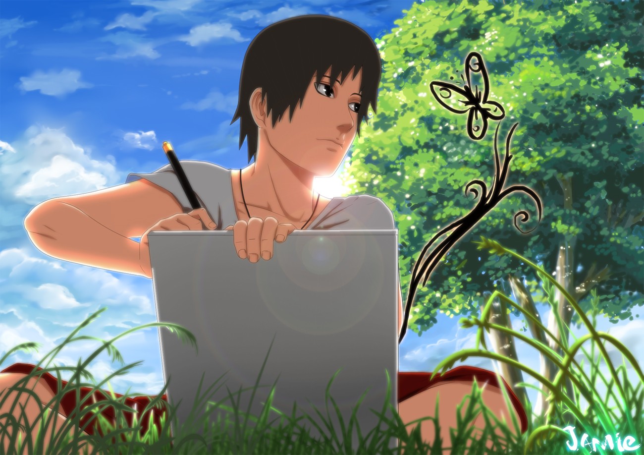 327104 Hintergrundbild herunterladen animes, naruto, sai (naruto) - Bildschirmschoner und Bilder kostenlos