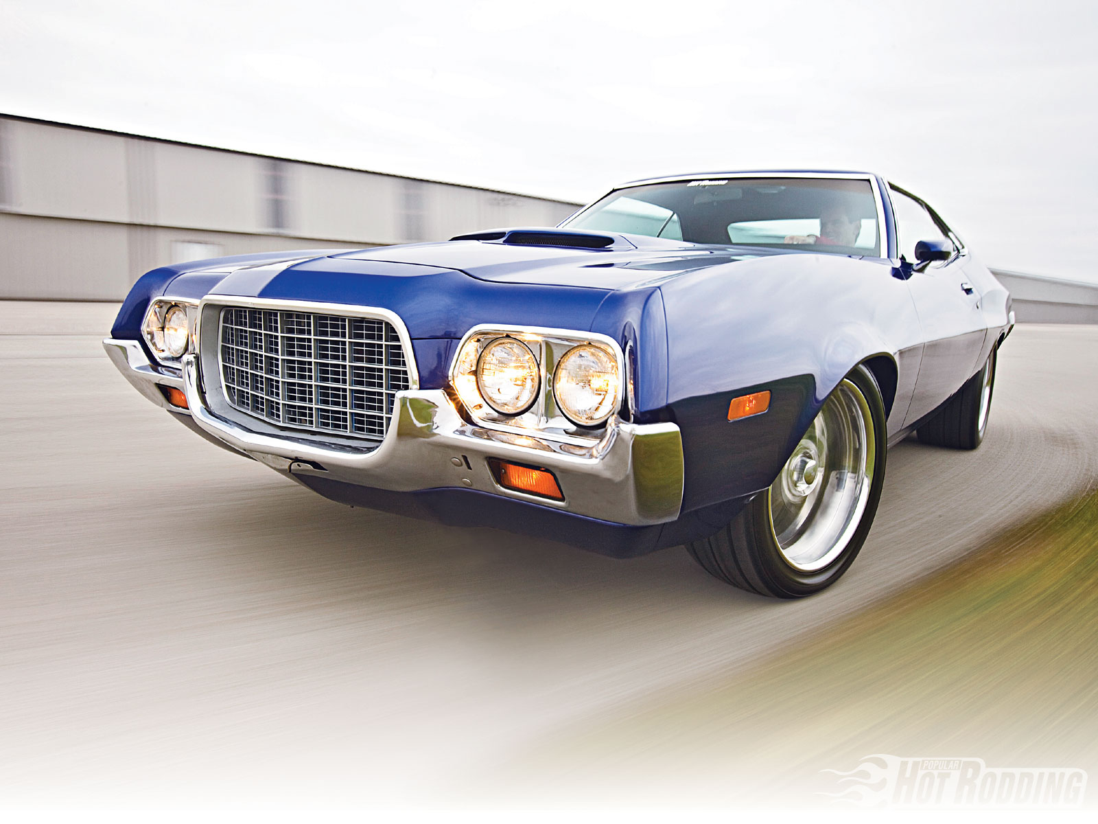 vehicles, classic car, ford, hot rod, muscle car, ford gran torino sport