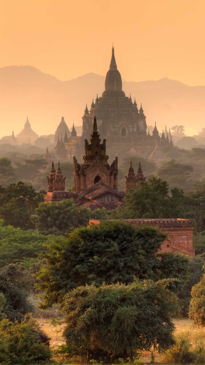 1292481 скачать обои храм, мьянма, сделано человеком, баган - заставки и картинки бесплатно