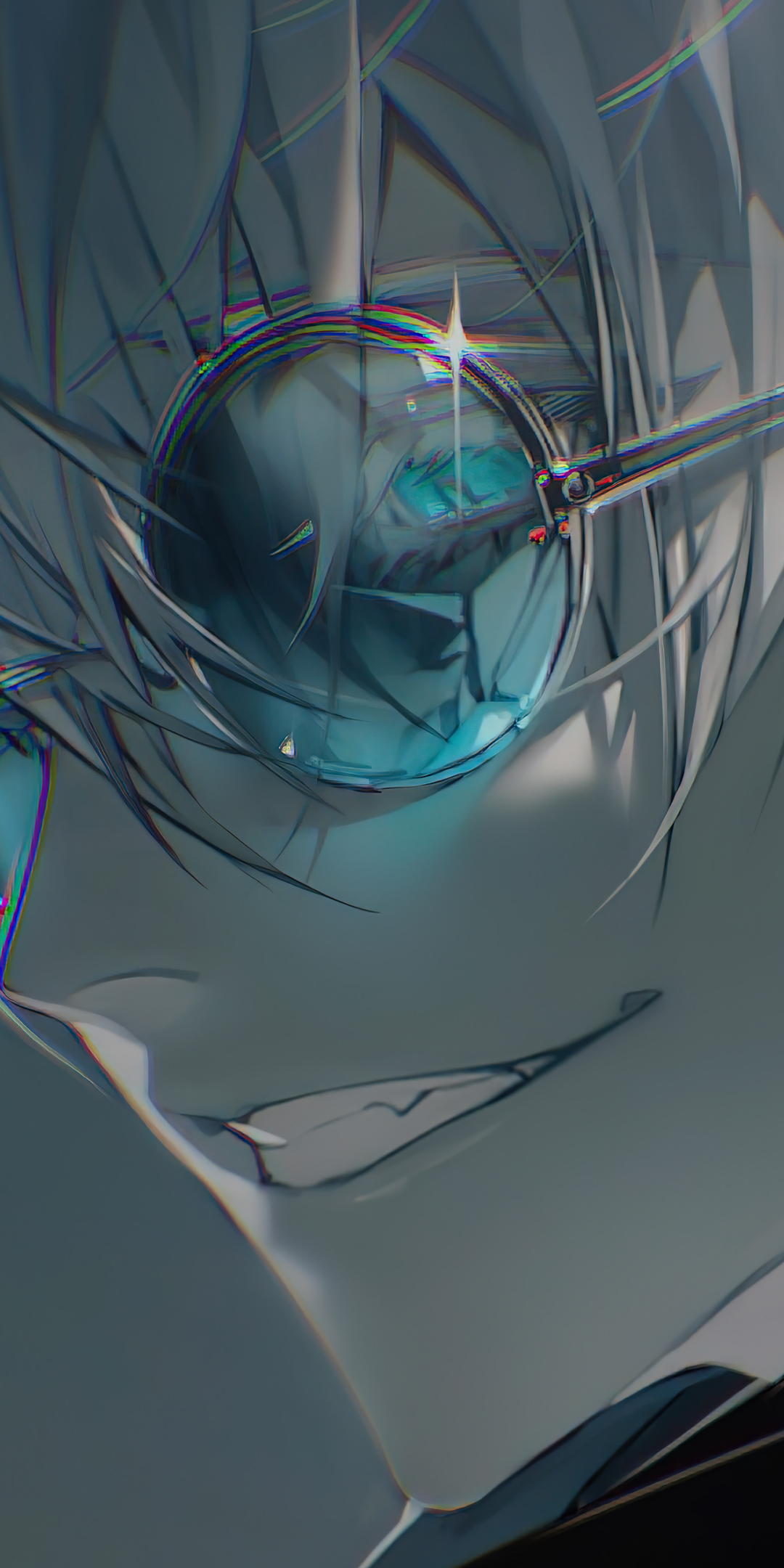 Descarga gratuita de fondo de pantalla para móvil de Ojos Azules, Animado, Satoru Gojo, Jujutsu Kaisen.