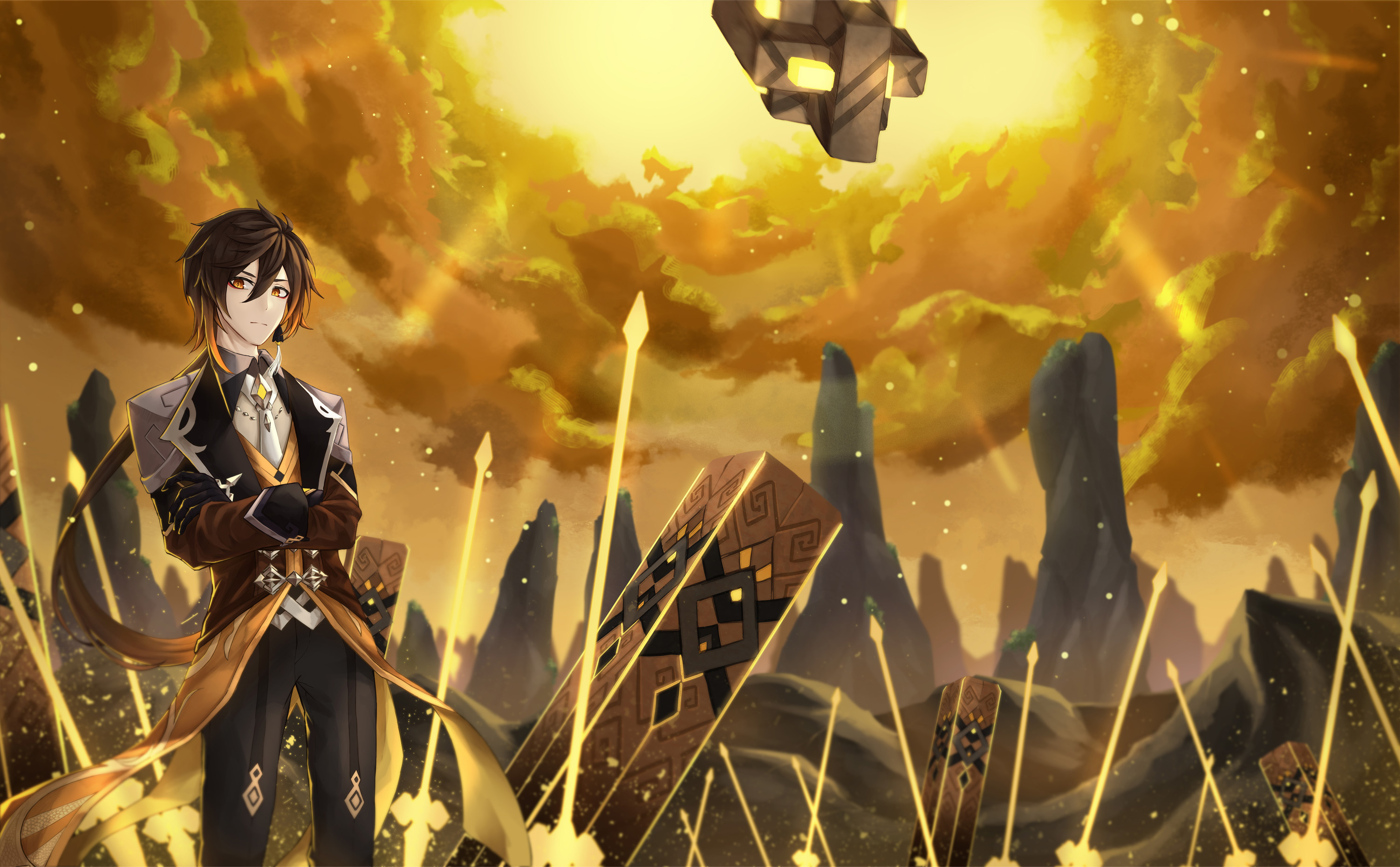 Free download wallpaper Video Game, Genshin Impact, Zhongli (Genshin Impact) on your PC desktop