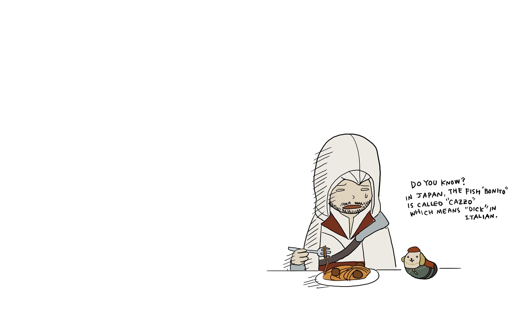 Download mobile wallpaper Assassin's Creed, Video Game, Humor for free.