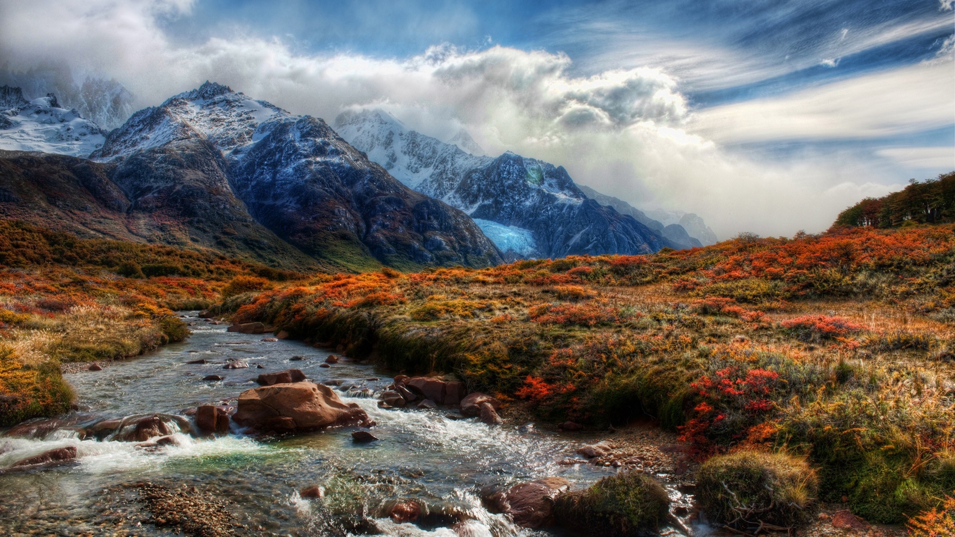 Free download wallpaper Landscape, Mountain, Earth, Hdr, River on your PC desktop