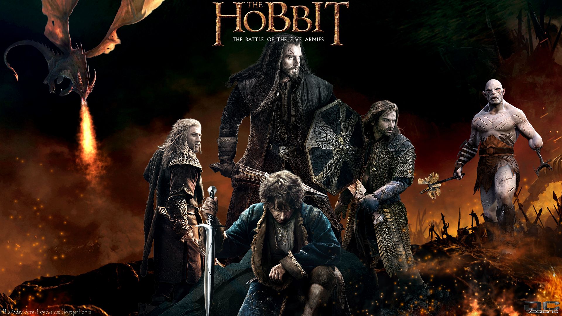 350879 télécharger le fond d'écran le seigneur des anneaux, film, le hobbit 3 : la bataille des cinq armées, affiche - économiseurs d'écran et images gratuitement