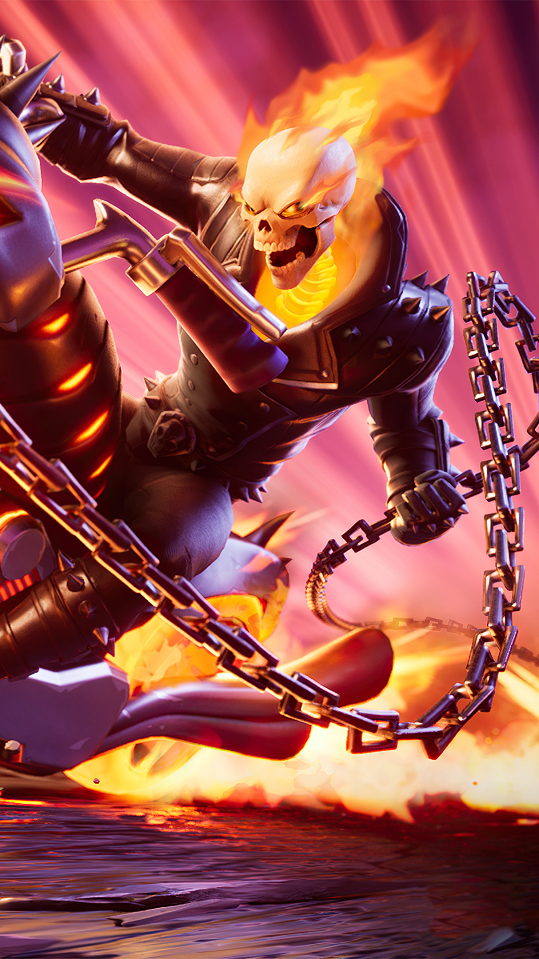 Download mobile wallpaper Ghost Rider, Video Game, Fortnite for free.