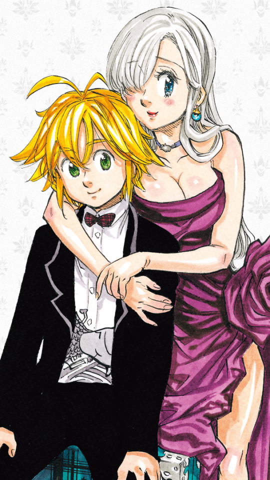 Handy-Wallpaper Animes, The Seven Deadly Sins, Meliodas (Die Sieben Todsünden), Elisabeth Liones kostenlos herunterladen.