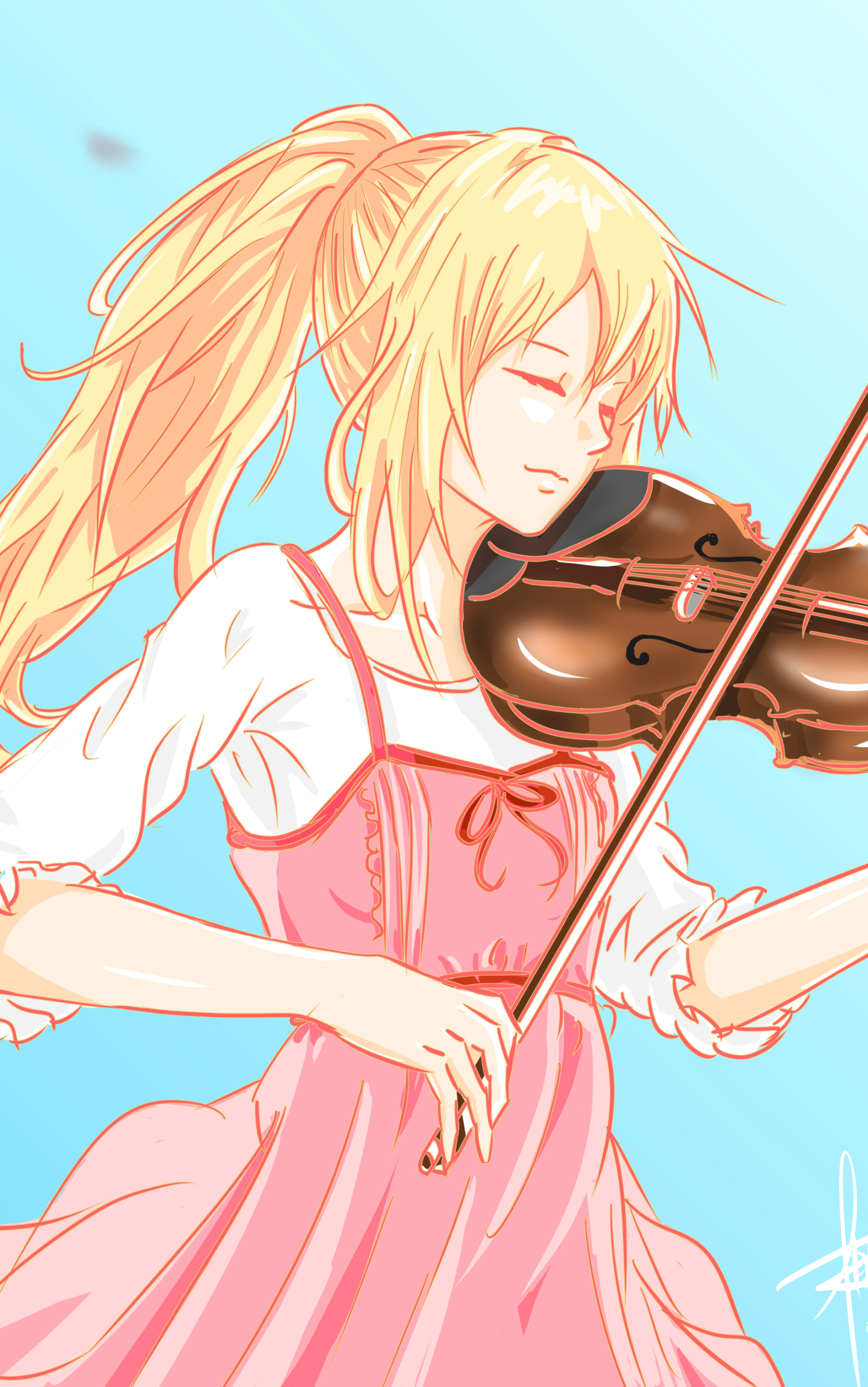 Descarga gratuita de fondo de pantalla para móvil de Animado, Kaori Miyazono, Tu Mentira En Abril.