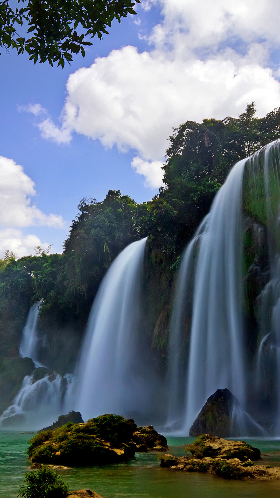 Descarga gratuita de fondo de pantalla para móvil de Cascadas, Lago, Cascada, Tierra/naturaleza.