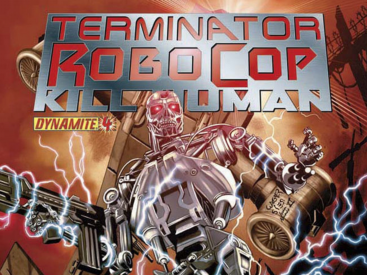 1450089 Bild herunterladen comics, terminator robocop - Hintergrundbilder und Bildschirmschoner kostenlos