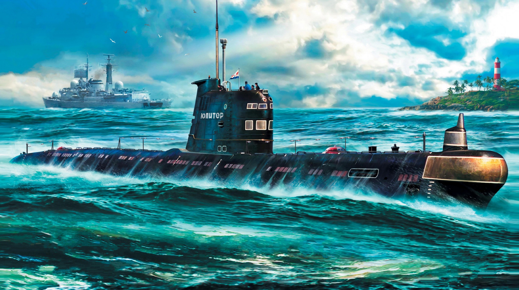 Download mobile wallpaper Submarine, Military, Warship, Warships for free.