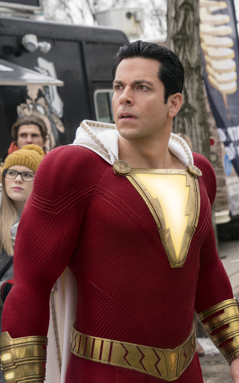 Handy-Wallpaper Filme, Shazam (Dc Comics), Shazam!, Zachary Levi kostenlos herunterladen.