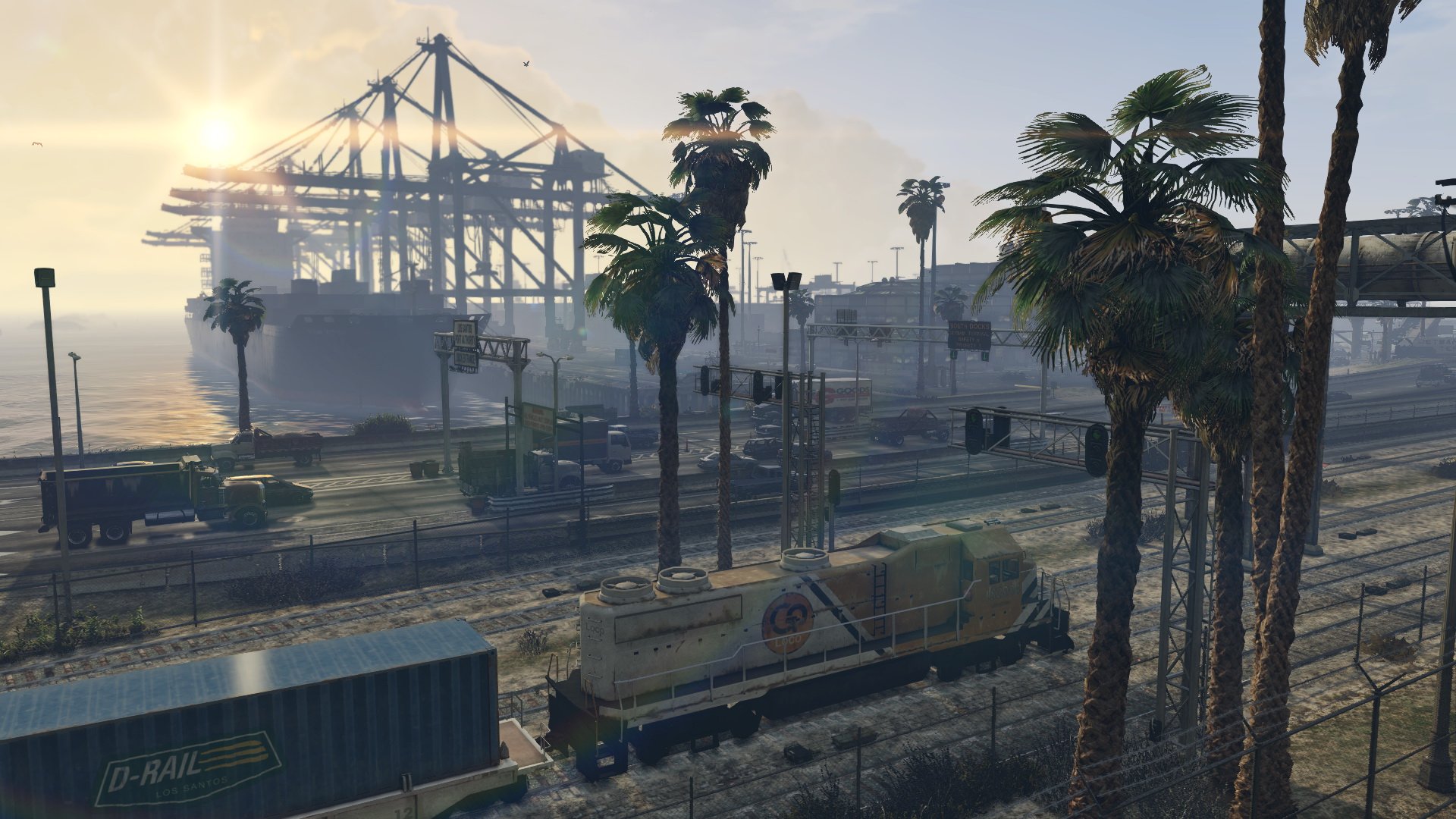 Download mobile wallpaper Train, Grand Theft Auto V, Grand Theft Auto, Video Game for free.