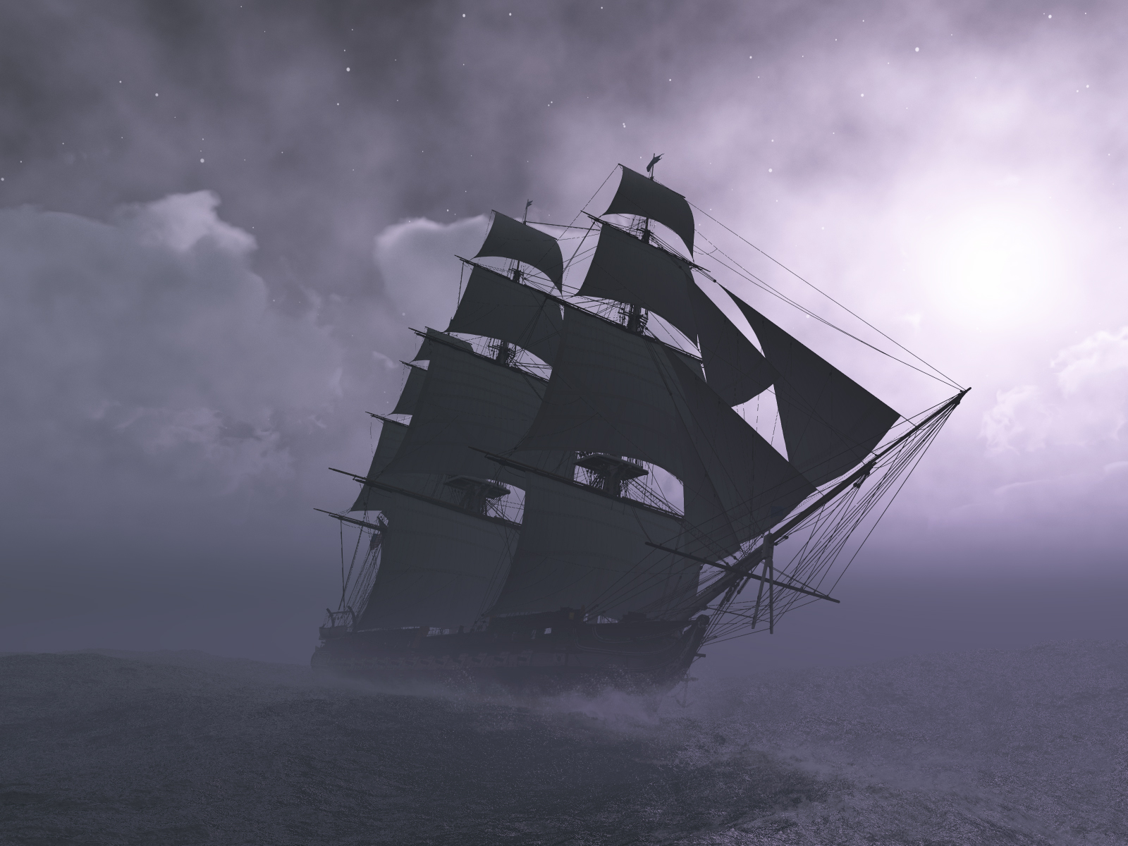 Free download wallpaper Fantasy, Ship on your PC desktop