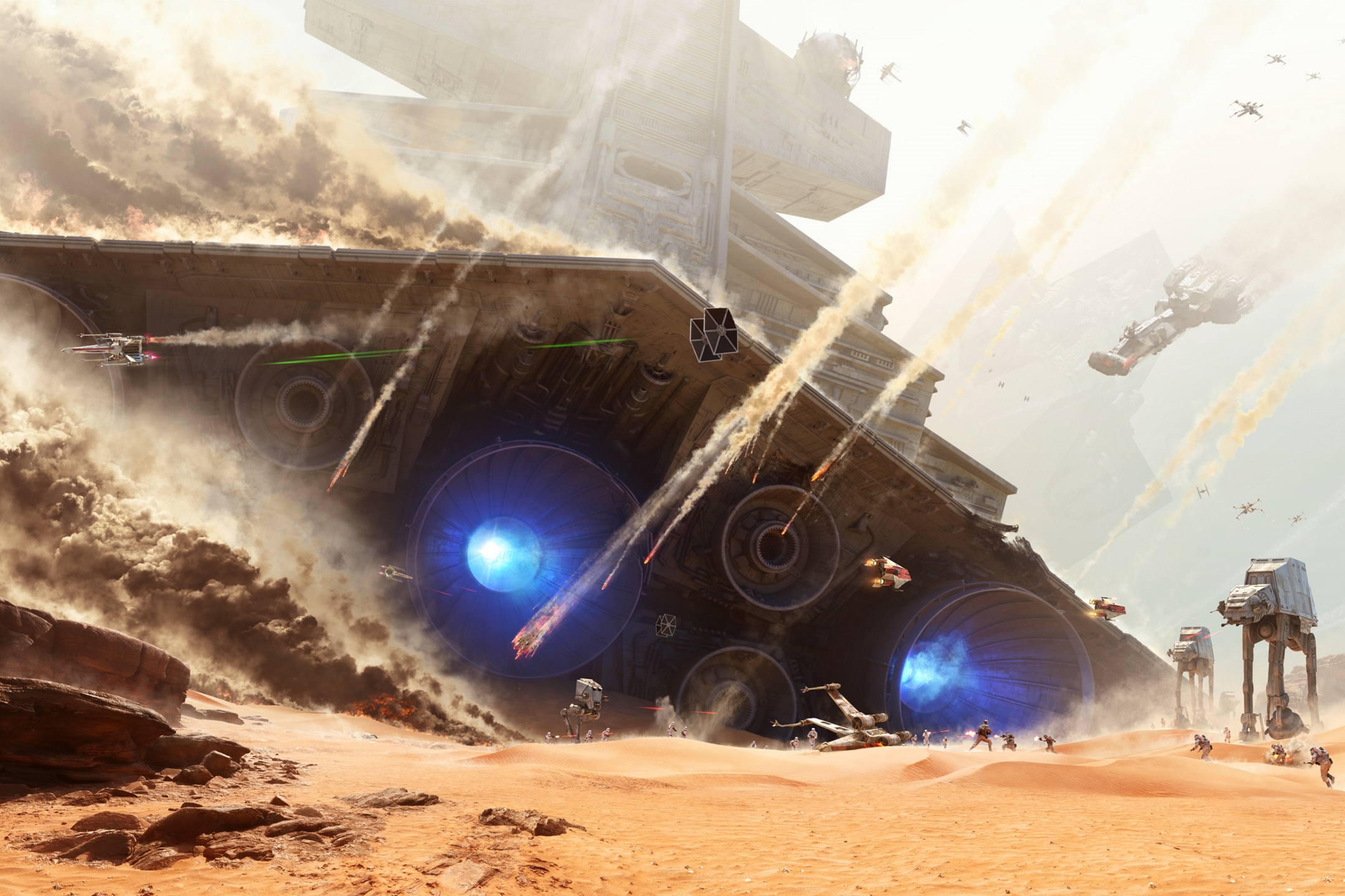 Laden Sie das Computerspiele, Krieg Der Sterne, Star Wars Battlefront (2015)-Bild kostenlos auf Ihren PC-Desktop herunter