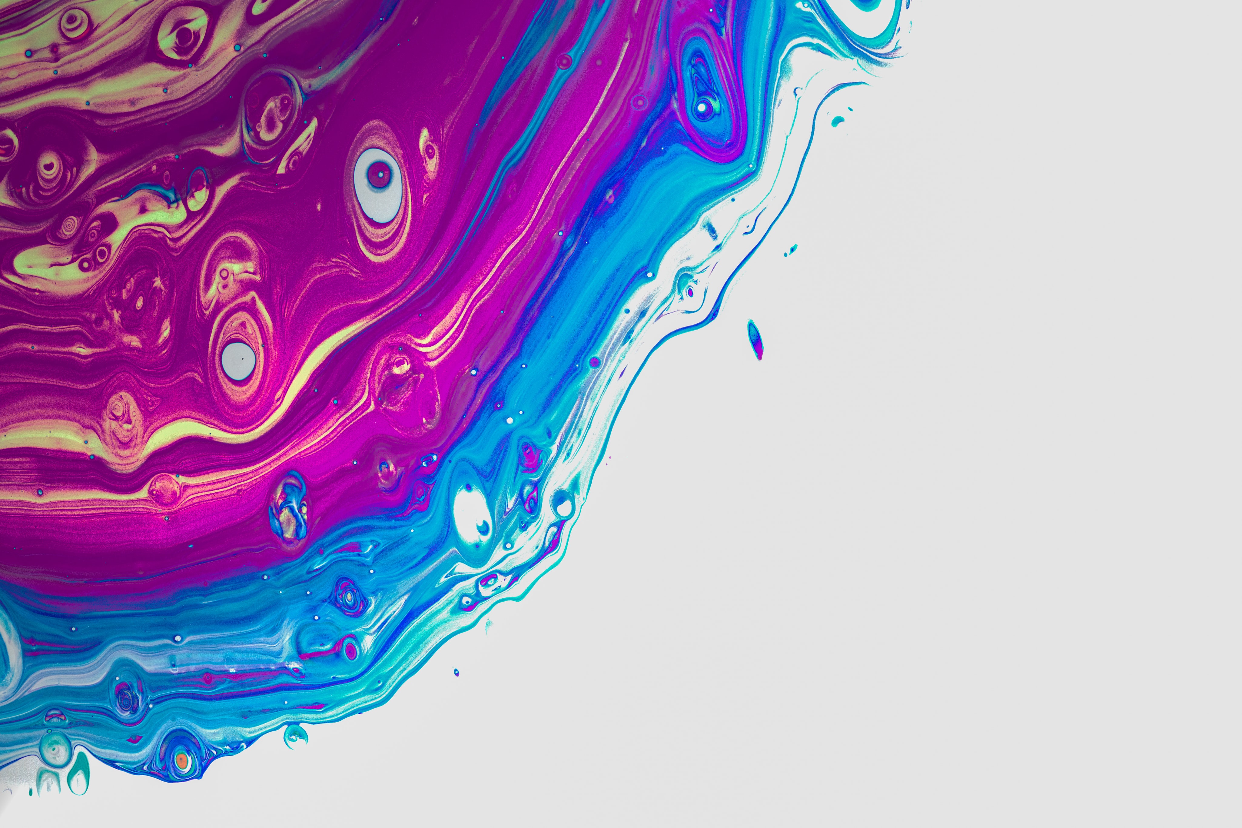 Free download wallpaper Violet, Divorces, Paint, Abstract, Purple, Liquid on your PC desktop