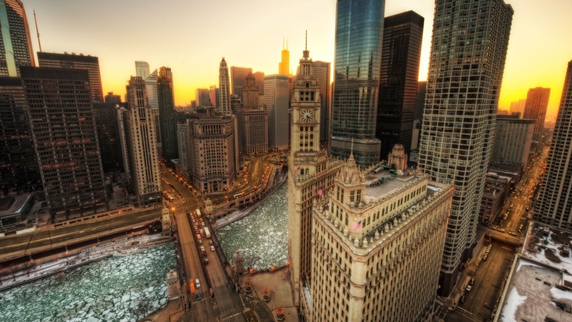 Free download wallpaper Cities, Chicago, Man Made on your PC desktop