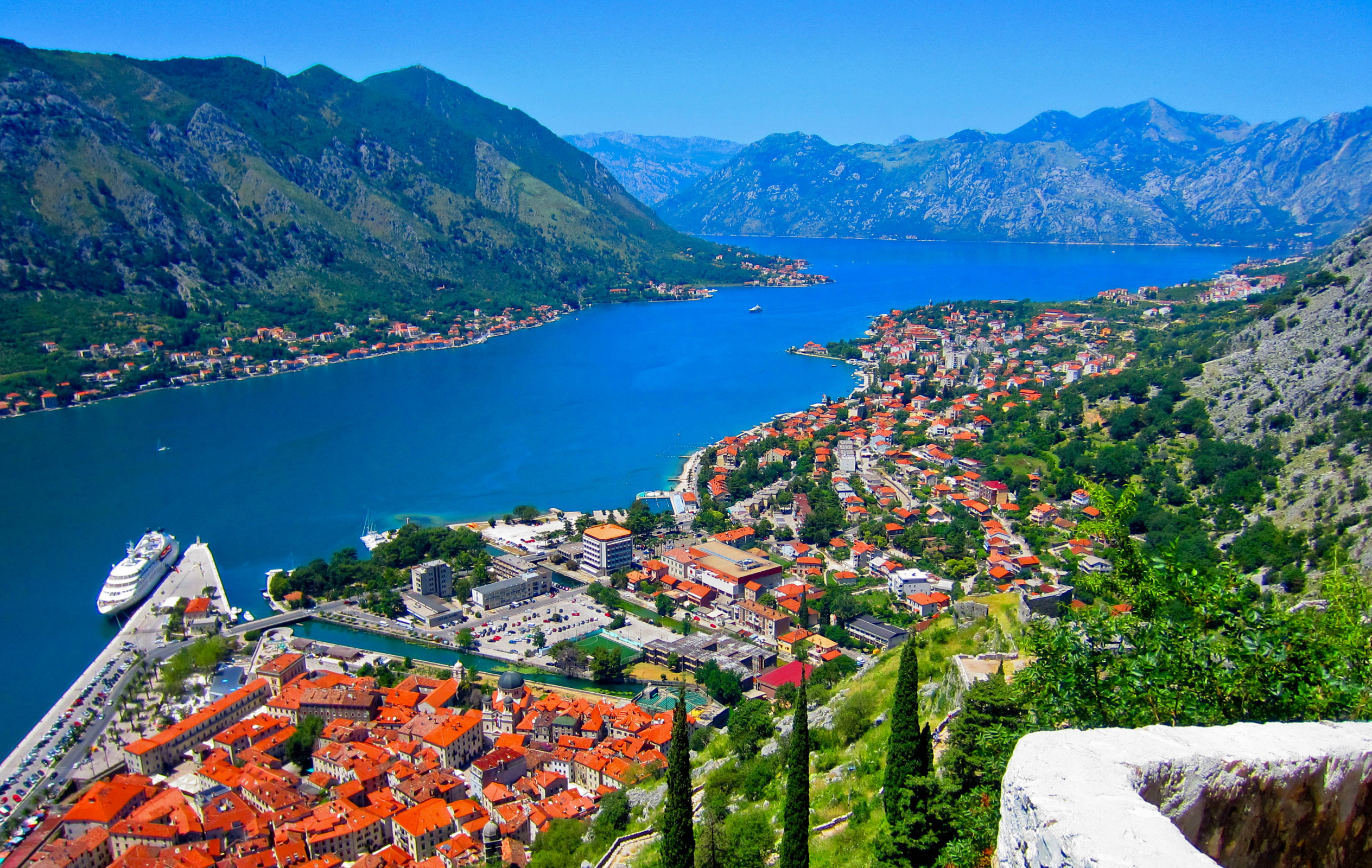 383364 скачать картинку черногория, города, сделано человеком, котор, побережье, дом, город - обои и заставки бесплатно