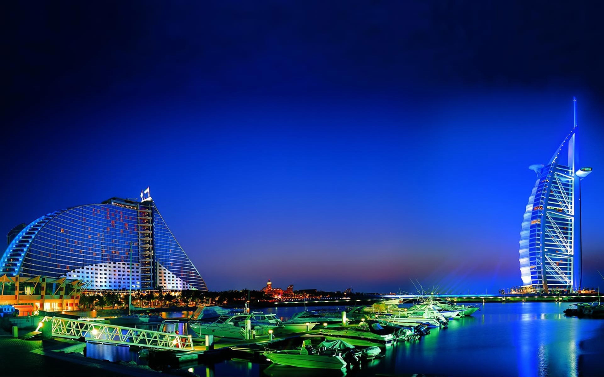 Free download wallpaper Dubai, Harbor, Man Made on your PC desktop