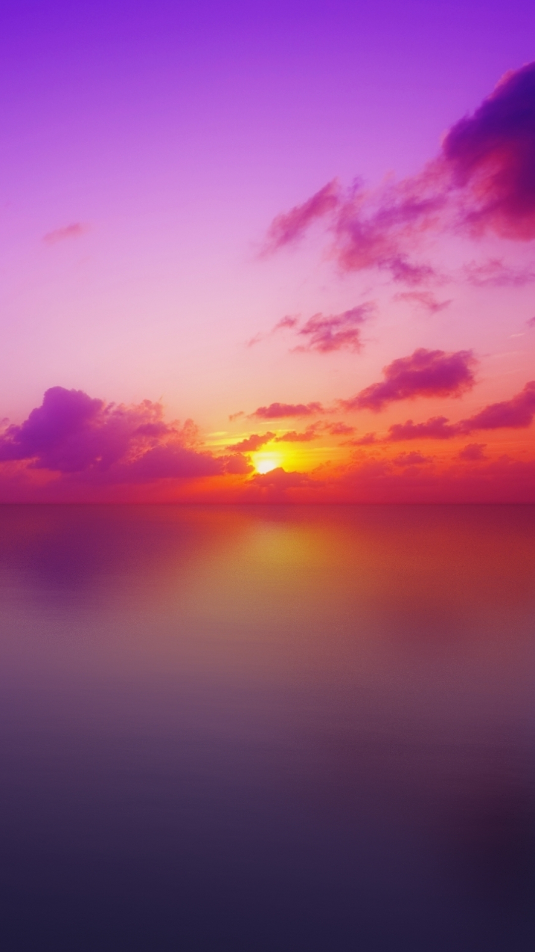 Download mobile wallpaper Sunset, Tree, Ocean, Earth, Purple, Cloud, Pastel, Scenic for free.