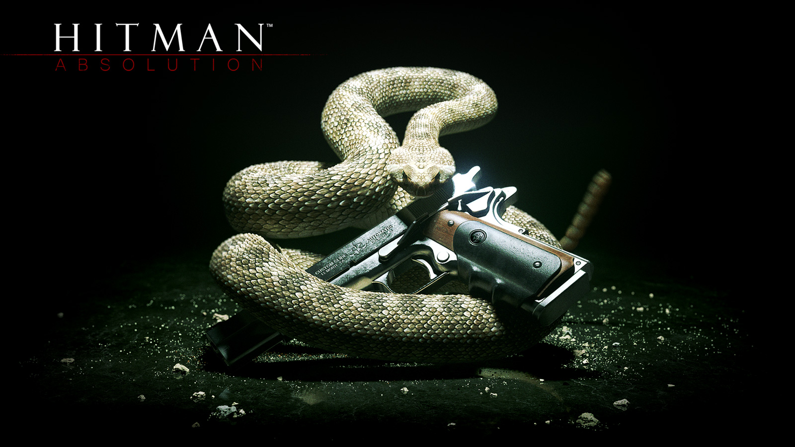 hitman, snake, video game, hitman: absolution, gun