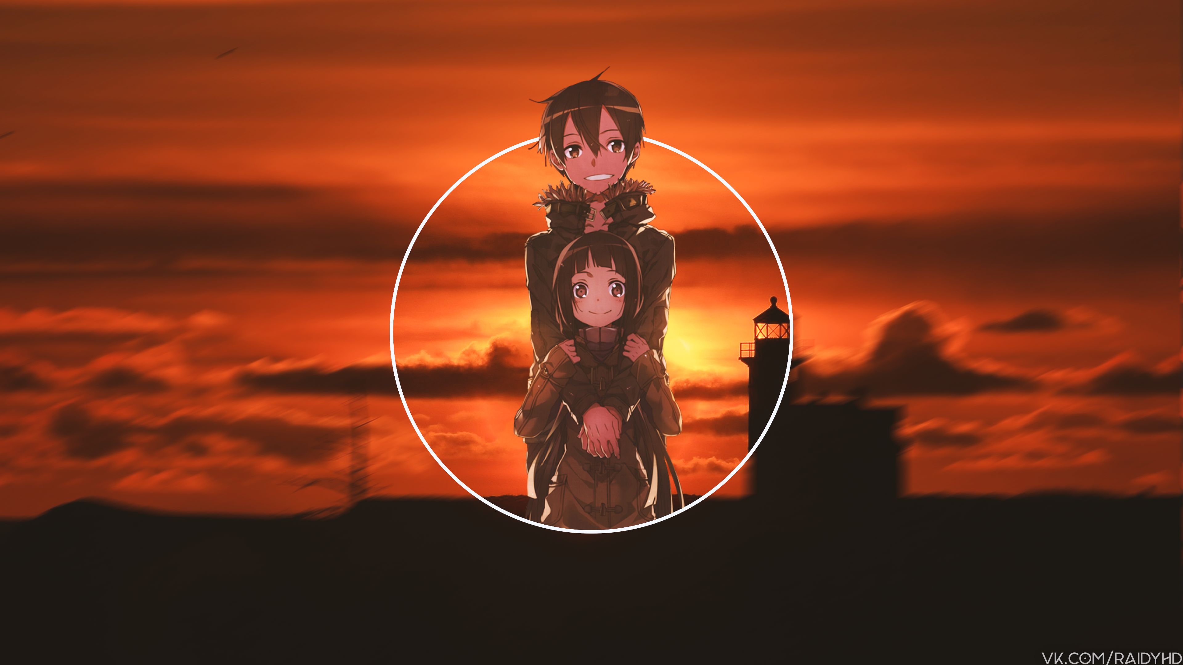 Laden Sie das Animes, Sword Art Online, Kirito (Schwertkunst Online), Suguha Kirigaya-Bild kostenlos auf Ihren PC-Desktop herunter