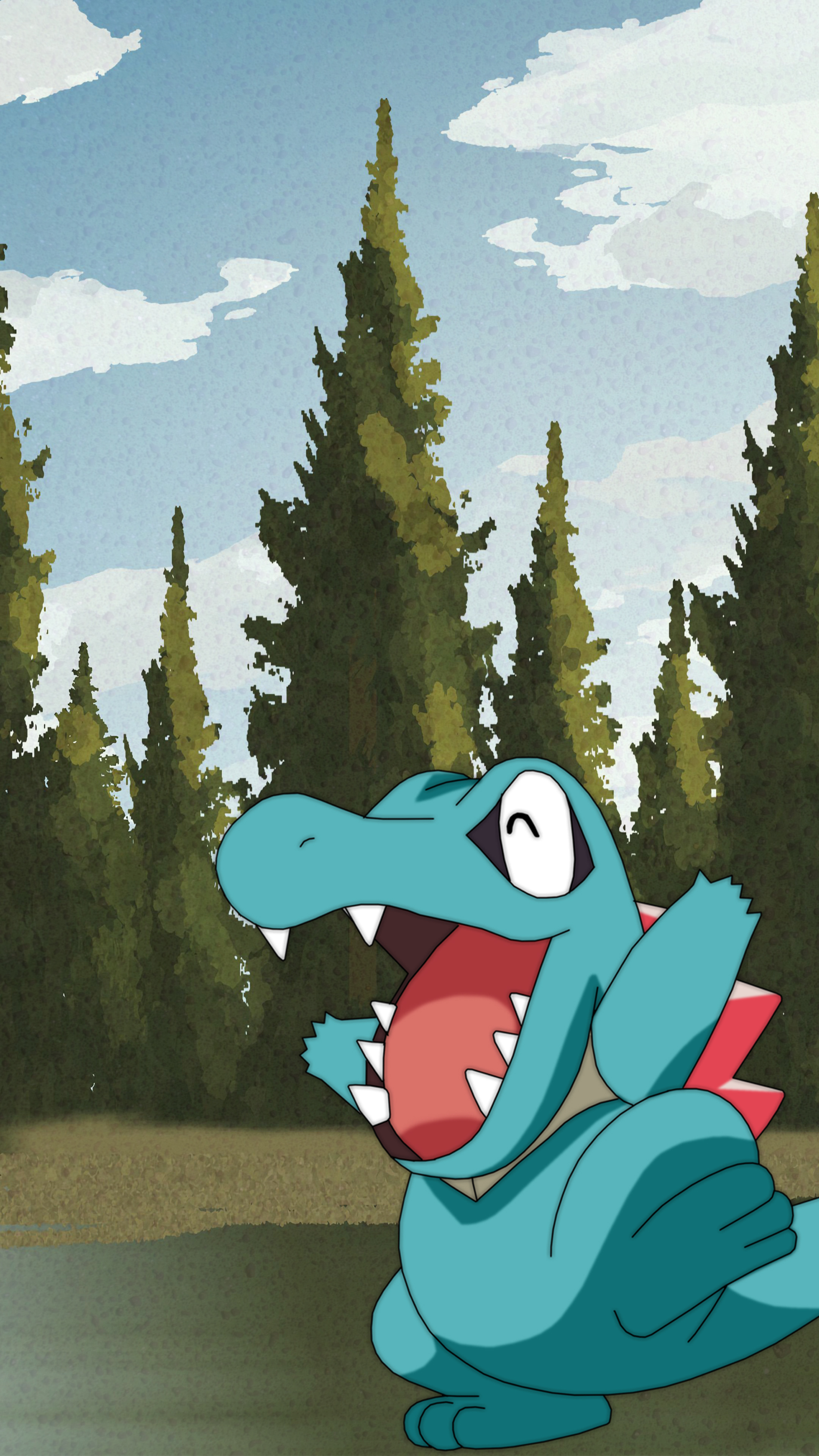 Descarga gratuita de fondo de pantalla para móvil de Pokémon, Animado, Totodile (Pokémon).