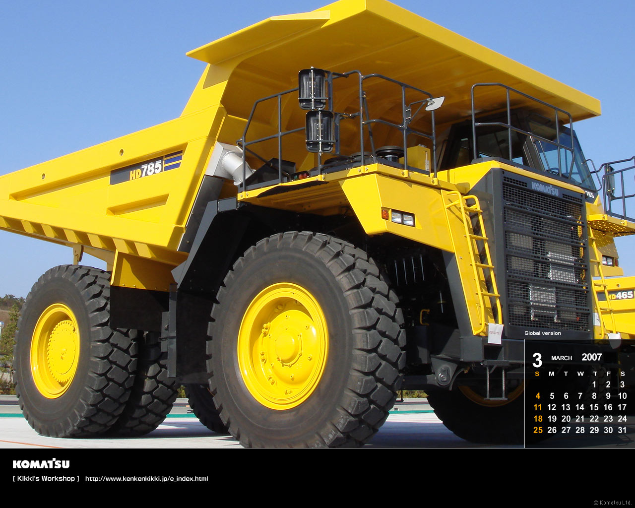 Los mejores fondos de pantalla de Camión Volquete Komatsu Hd785 para la pantalla del teléfono