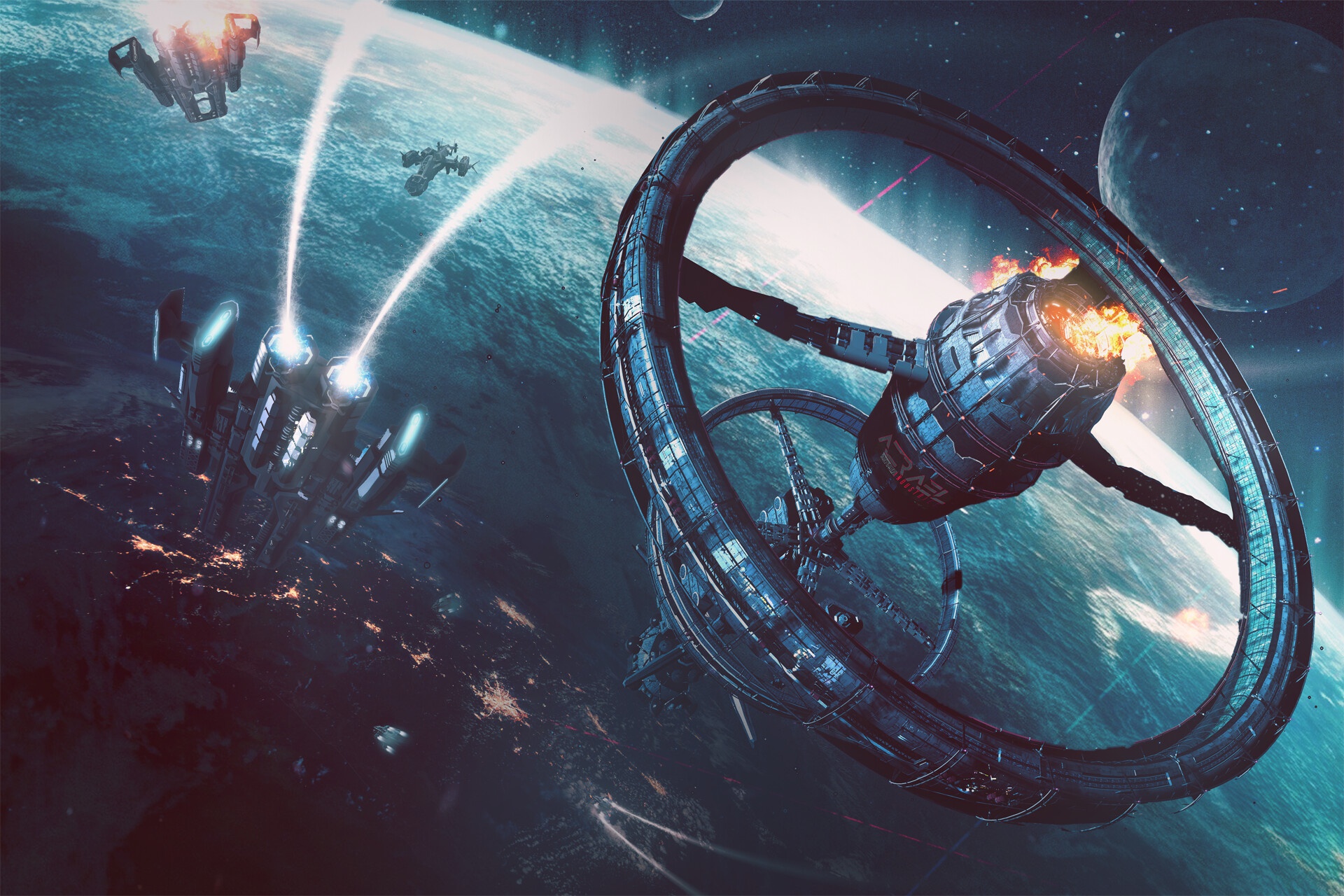 Free download wallpaper Sci Fi, Spaceship, Space Station on your PC desktop