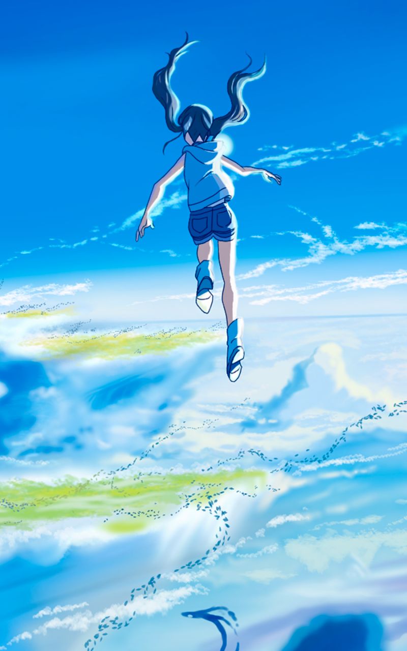 Download mobile wallpaper Anime, Cloud, Weathering With You, Tenki No Ko, Hina Amano for free.