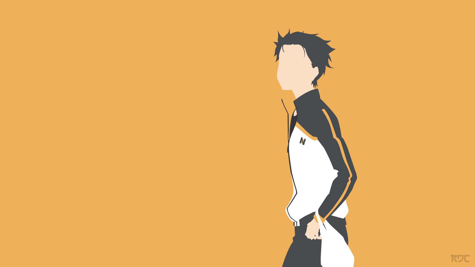 Descarga gratuita de fondo de pantalla para móvil de Animado, Minimalista, Re:zero Comenzando La Vida En Otro Mundo, Subaru Natsuki.