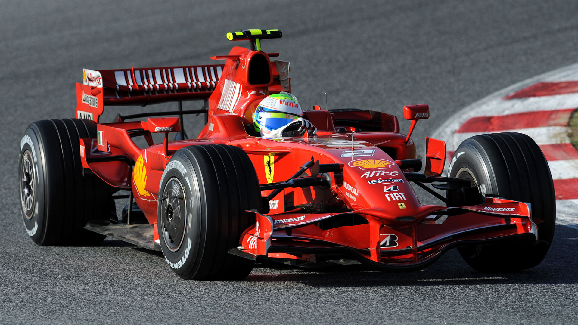 Téléchargez des papiers peints mobile Ferrari, Voiture, Voiture De Course, Formule 1, Véhicules, Ferrari F2008 gratuitement.
