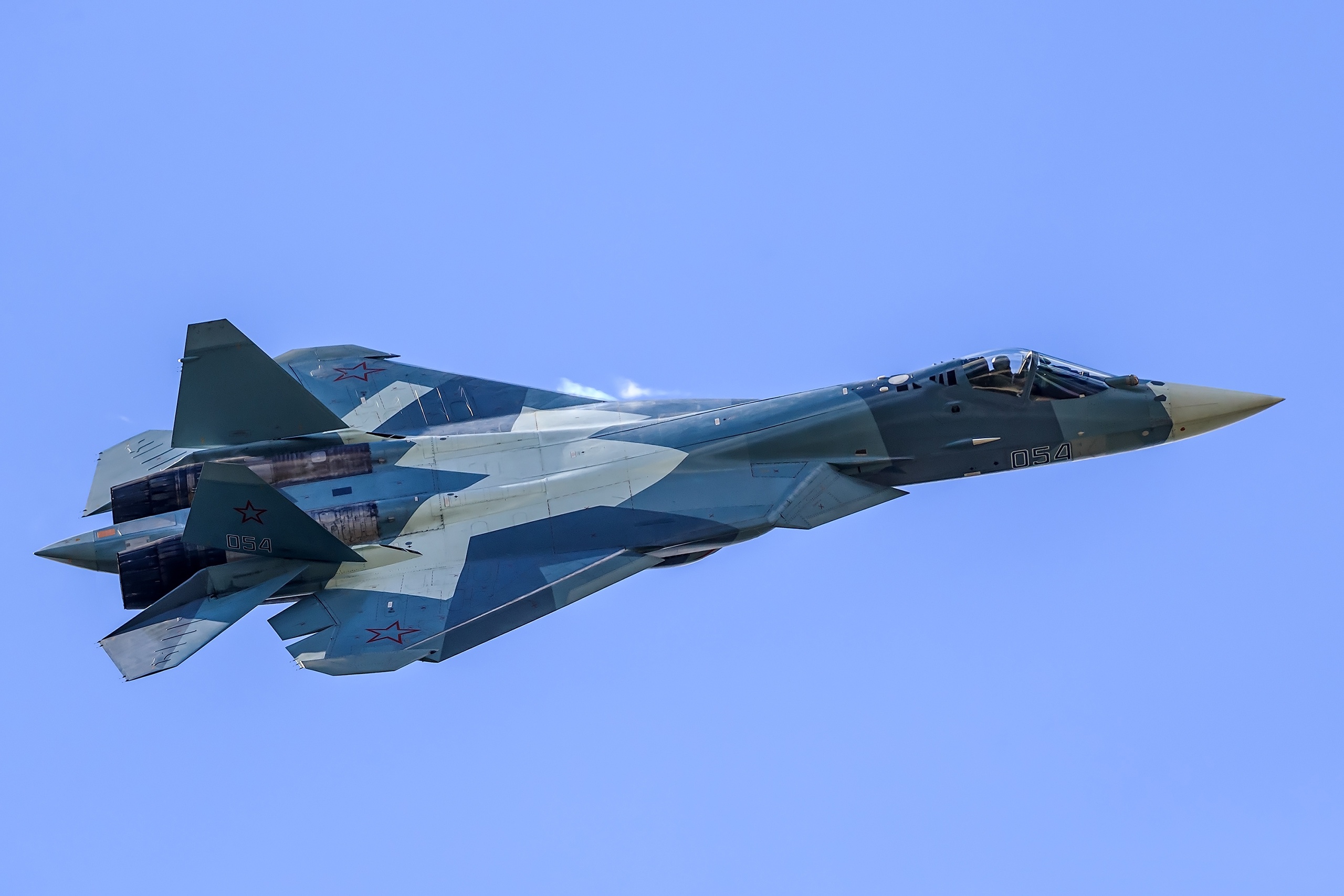 sukhoi su 57, military, aircraft, jet fighter, warplane, jet fighters