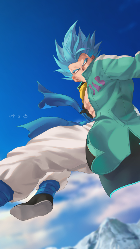 Descarga gratuita de fondo de pantalla para móvil de Animado, Goku, Súper Saiyajin Azul, Dragon Ball Super: Broly.