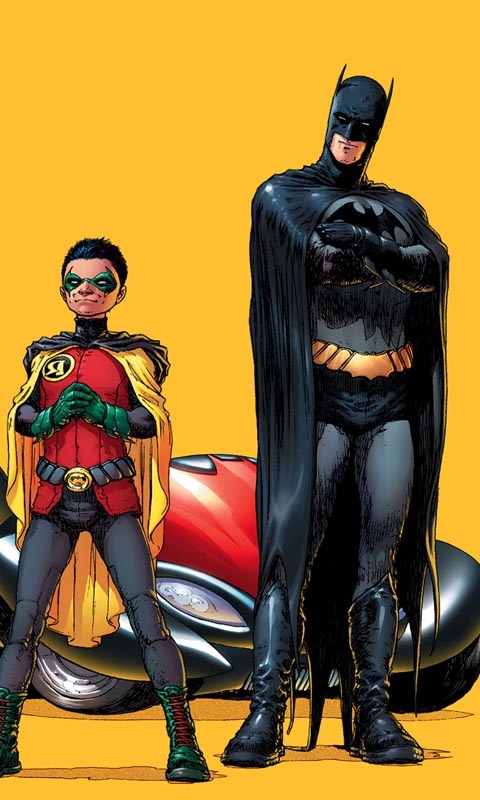 Handy-Wallpaper Batman, Comics, Robin (Dc Comics), Batman & Robin kostenlos herunterladen.