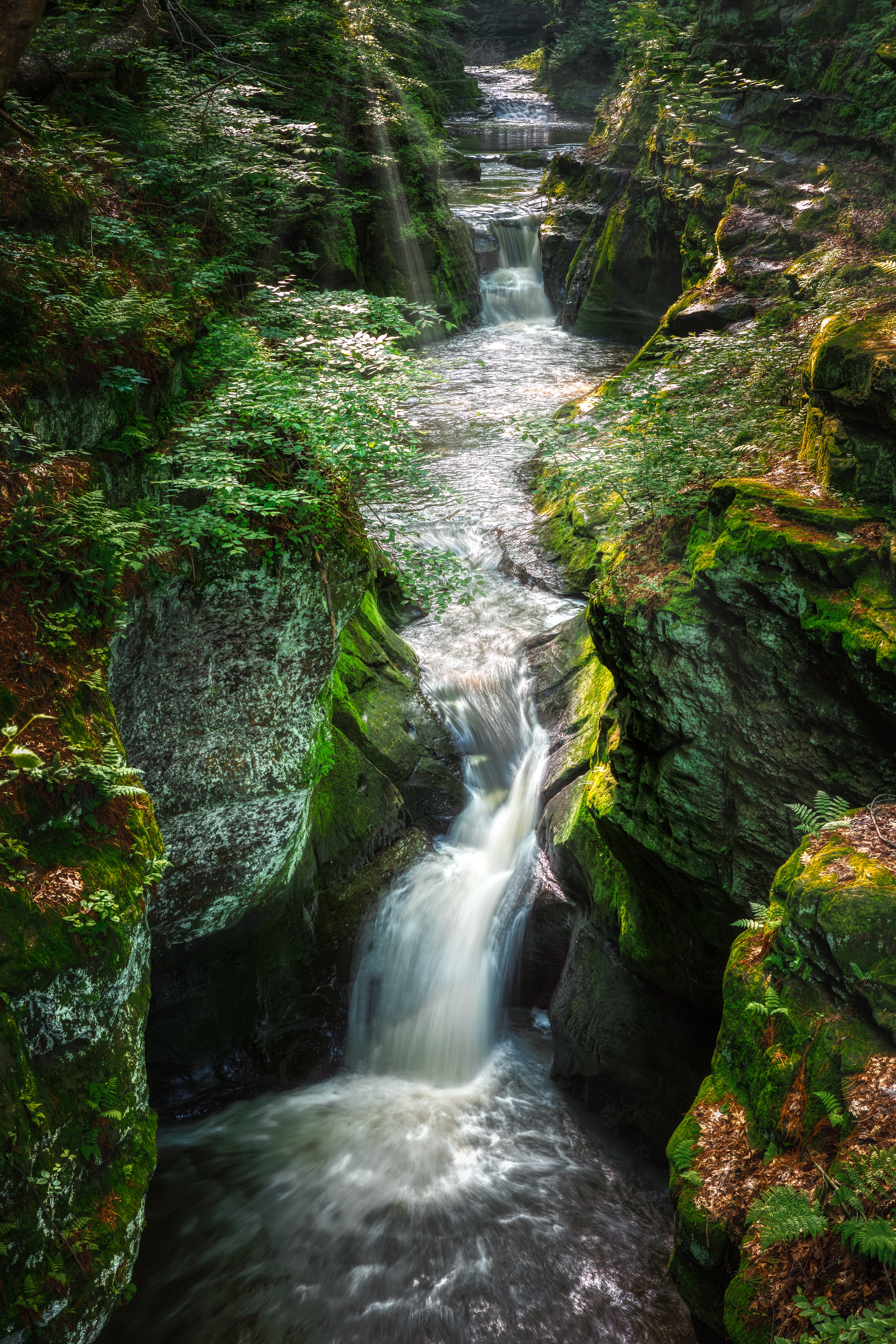 Free download wallpaper Water, Rivers, Stones, Creek, Brook, Nature, Waterfall on your PC desktop