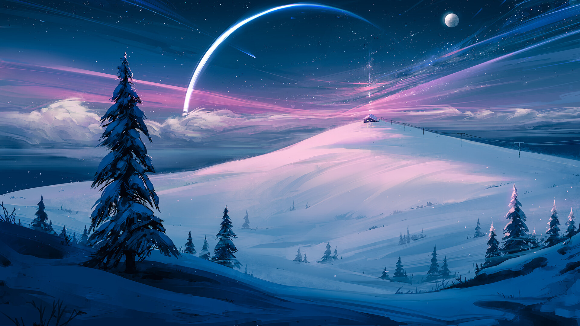 Free download wallpaper Winter, Artistic on your PC desktop