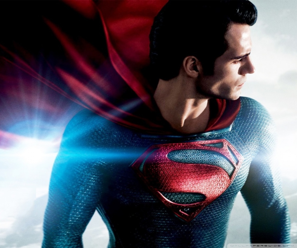 Download mobile wallpaper Superman, Man Of Steel, Movie, Henry Cavill for free.