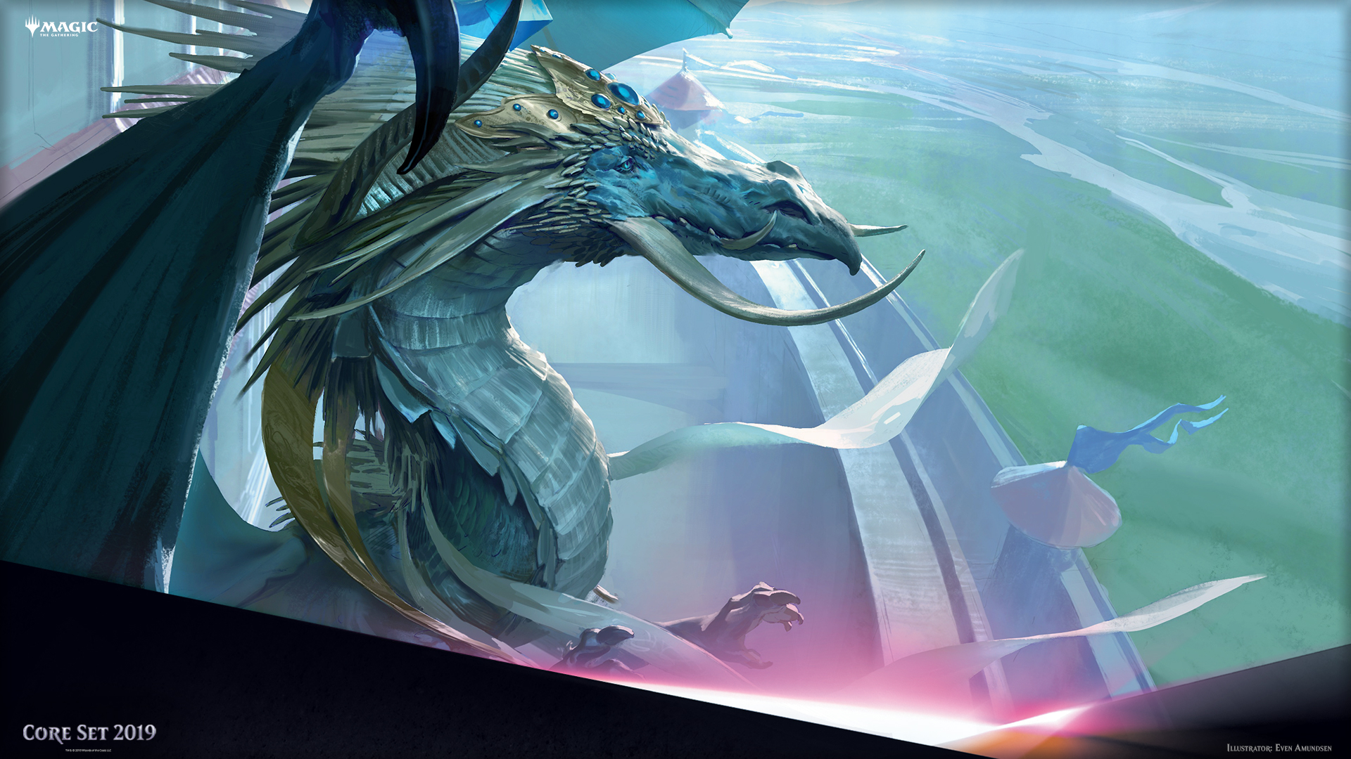Download mobile wallpaper Dragon, Game, Magic: The Gathering, Arcades The Strategist for free.